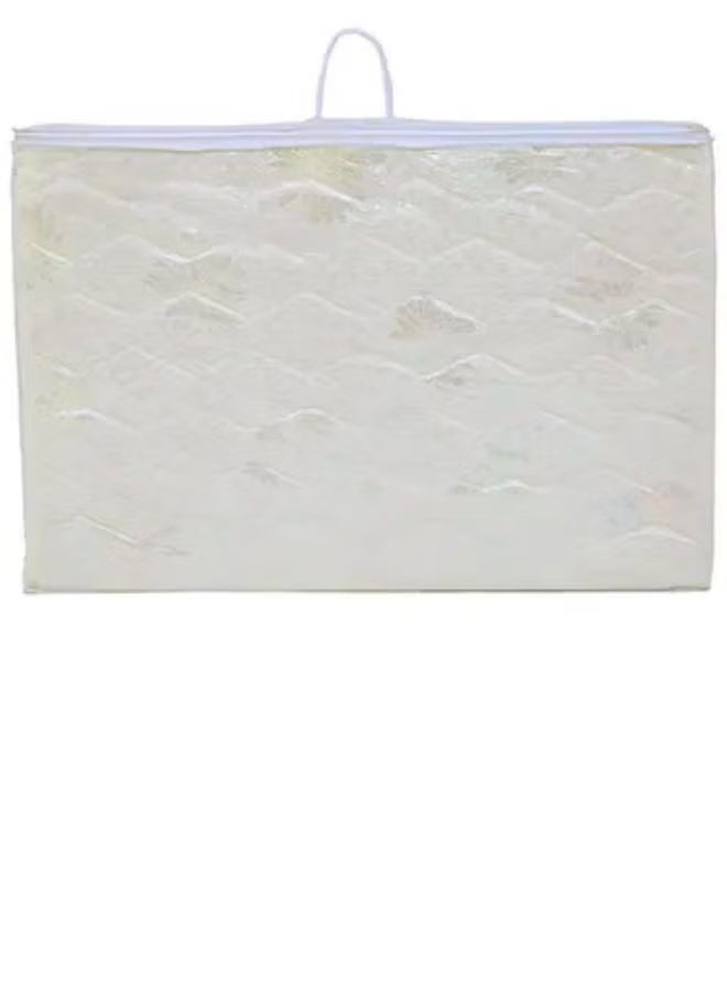 SULSHA Premium Medicated Quilted Folding Mattress Two Sided Usage with storage bag White/Beige 180x90x7 cm - Image 3
